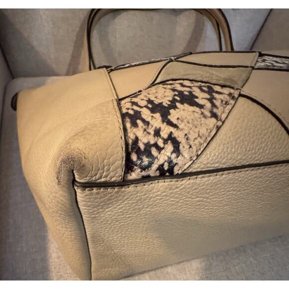 Coach F57510 Snake Patchwork Ava Tote in Beechwood Beige/Gold Hardware - Picture 9 of 15